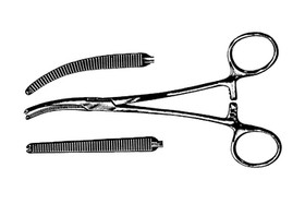 Rochester-Ochsner Forceps (Kocher), Straight 5 1/2" (14.0 cm), 182600