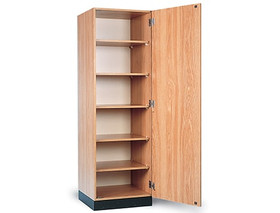 Single Door Storage Cabinet with Adjustable Shelves