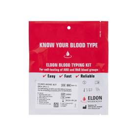 EldonCard, ABO/Rh Blood Typing KT, 80-810