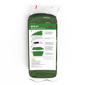 Blizzard Trauma Blanket, Large - Green (20/CS), BPS-01