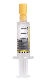 BD PosiFlush Heparin Sodium, Porcine, Preservative Free 100 U / mL Solution 3 mL, 30/Box