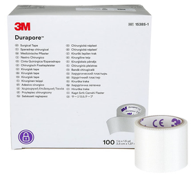 3M Durapore Surgical Tape Use Roll, 1" x 1.5 Yds