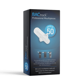 BACtrack Breathalyzer Replacement Mouthpieces, 50/pk