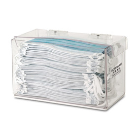 Bowman Face Mask Dispenser, Bulk with Hinged Lid, 8 11/16"W x 5"H x 4 3/8"D, Each