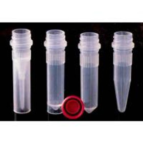 Bio Plas Screw Cap with "O"-Ring for Microcentrifuge Tubes, Amber