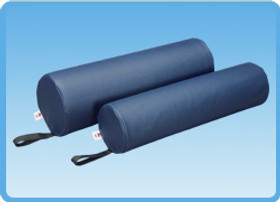 Core Products Round Positioning Roll w/ Strap, Gray - 6 x 24