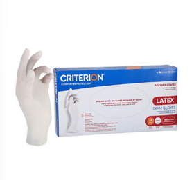 Criterion PC Powder Free Latex Gloves, X-Small