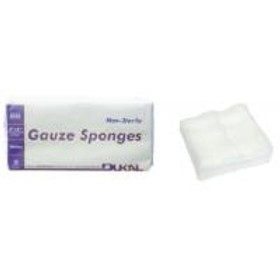 Gauze Sponge Basic Care Cotton 8-Ply 2 X 2 Inch Square NonSterile