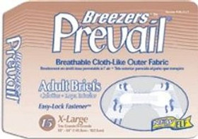 First Quality Prevail Breezers Adult Briefs, X-Large, 59" - 64"