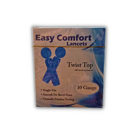 Box Of Easy Comfort Twist Top Lancets 30G