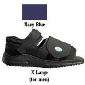 Medline Darco Surgical Shoes for Men, XLarge, Navy Blue, Each