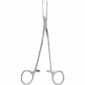 Miltex Mcgivney Hemorrhoidal Grasping Forceps, 7-1/2" (193mm), Angled Shanks, 28-152