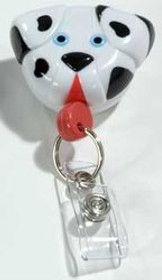 Pedia Pals Retractamal Universal Clip, Dalmatian Dog