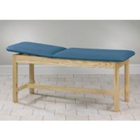 Clinton ETA Classic Series Straight Line H-Brace Treatment Table, 30" Wide, Tomato