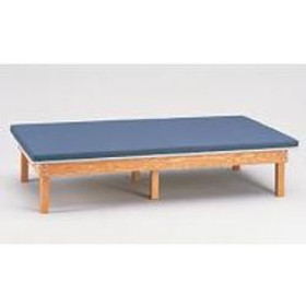 Clinton Classic Wood Upholstered Mat Platform, 4' x 7', Black