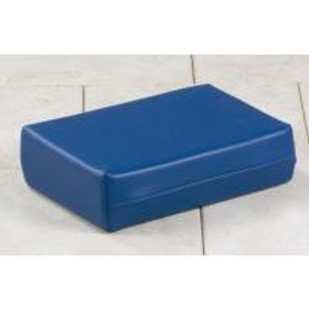 Clinton Positioning Pillow, Cube, 12" x 8" x 3", Slate Blue