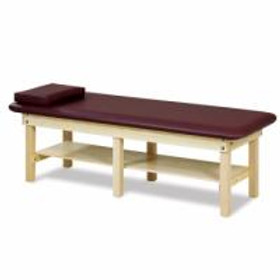 Clinton Low Height Bariatrics H-Brace Treatment Table, 26" High, Cream