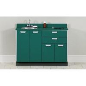 Clinton Base Cabinet with 4 Doors and 2 Drawers, 48" Long, Wild Rose