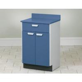 Clinton Treatment Cabinet with 2 Doors and 1 Drawer, Aztec Blue