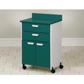 Clinton Mobile Treatment Cabinet with 2 Doors and 2 Drawers, Sunray