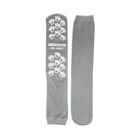 Terries™ Slipper Socks 2X-Large Gray Above the Ankle