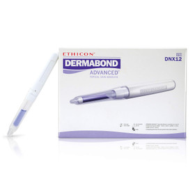 Ethicon Dermabond Advanced Topical Skin Adhesive 2-Octyl Cyanoacrylate. 0.7 ml Ampule of High-Viscosity Skin Adhesive