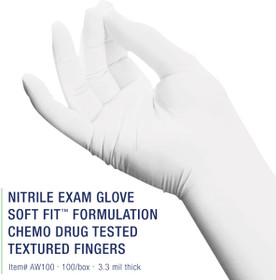 Alasta® White Nitrile Exam Gloves (Case)