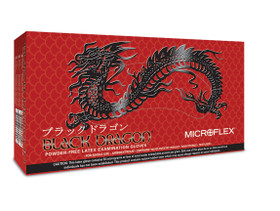 XXX-Latex Gloves MICROFLEX® Black Dragon® BD-100L