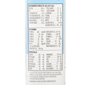 Glucerna® 1.5 Cal Nutritional Supplemental Formula, Vanilla Flavor, Nutritional facts.