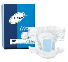 TENA® Ultra Brief, Medium 34" to 47" Waist Size 80/CS