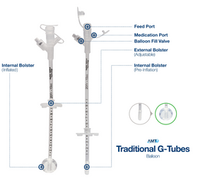 Applied Medical Ballon Gastrostomy Tube 24FR Y-Port