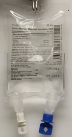 freeflex® Replacement Preparation Sodium Chloride 0.9% IV Solution Flexible Bag 50 mL