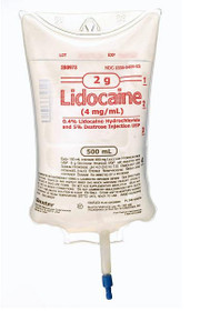 Lidocaine HCl in 5% Dextrose Injection 2gm/Bag 4mg/mL Bag 500mL