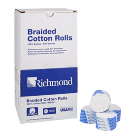 Braided Cotton Roll 1.5 in Non Sterile