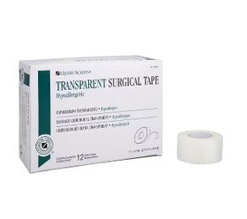 Tape Surgical Plastic 1"x10yd Adhesive Clear