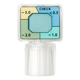 Colorimetric Manual Resuscitator C02 Detector for Patients Weighing 1-15 kg, 24 Hour Max 10/bx