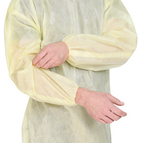 Protective Procedure Gown Precept X-Large Yellow NonSterile AAMI Level 2 Disposable