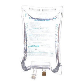 IV Injection Solution Sodium Chloride 0.45% 500mL Excel IV Bag Container 24/Case