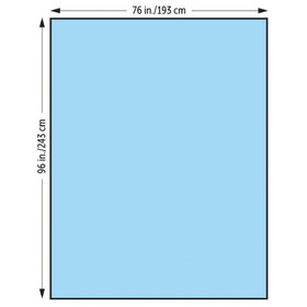 Drape General Purpose Sterile 96" x 76" 24/cs