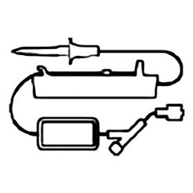 IV Pump Set CADD High Volume Pump 1 Port 1.2 Micron Filter 117 Inch Tubing Solution, 15/Bx