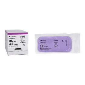 Polysorb Suture 4-0 18" Polyester Braid P-11 Undyed 12/Case