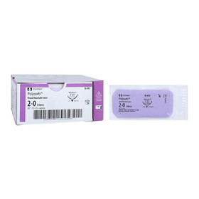 Polysorb Suture 2-0 30" Polyester Braid C-23 Undyed 36/Case