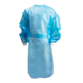 Chemotherapy Procedure Gown McKesson 2X-Large Blue NonSterile AAMI Level 2 / ASTM D6978 Disposable