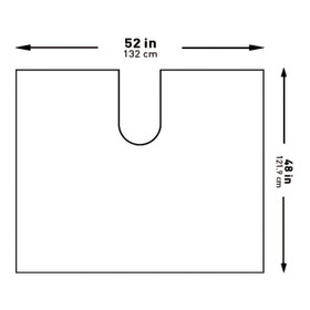 Orthopedic Drape McKesson Impervious U-Drape 52 W X 48 L Inch Sterile