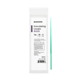 Inoculating Loop McKesson 1 µL Polystyrene Integrated Handle Sterile