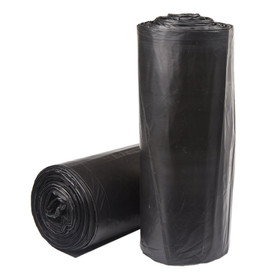 Trash Bag McKesson 45 gal. Black HDPE 22 Mic. 40 X 48 Inch Star Seal Bottom Coreless Roll