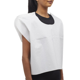 Exam Cape McKesson White Front / Back Opening Without Closure Unisex, 18-10856