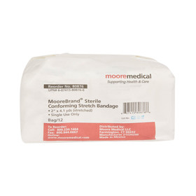 Conforming Bandage McKesson 2 Inch X 4-1/10 Yard Sterile 1 per Pack