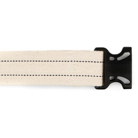 Gait Belt McKesson 60 Inch Length White, Side-Release Buckle