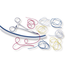 Vessel Loop McKesson Maxi Blue Silicone Radiopaque Sterile 0.04 X 16 Inch